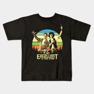 Bill and Ted - Be Excellent To Each Other Kids T-Shirt